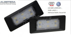 Lampa numar LED Audi Q5, A4, A5, S5, TT VW Passat 5 USI foto