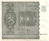 FINLANDA 100 MARKKAA 1945 F