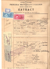 document Bucuresti cu timbre fiscale 3 foto
