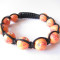 BRATARA SHAMBALLA 10 BILE ORANGE