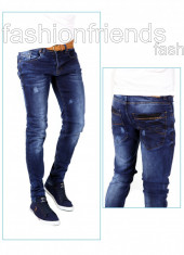 Blugi tip ZARA MAN - blugi barbati blugi slimfit blugi conici - cod 3473 foto