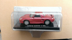 Macheta metal DeAgostini - Porsche Boxter S 2002 - ca noua, in ambalajul original, Scara 1:43 foto