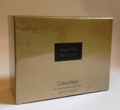CALVIN KLEIN EUPHORIA LIQUID GOLD- eau de parfum 100ml. dama- replica calitatea A++ foto