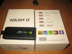 Pachet Mini PC mk809II bluetooth plus tastatura Bluetooth cu touchpad foto