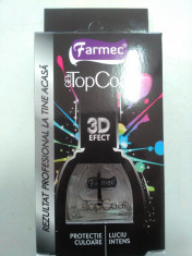 Gel top coat farmec foto