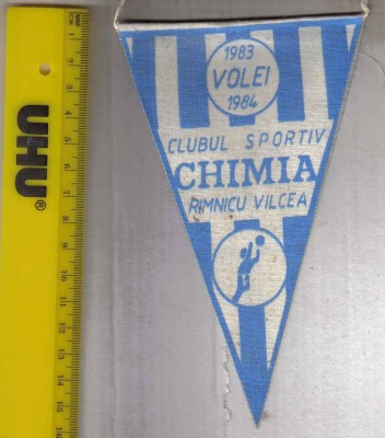 FANION VOLEI C.S. CHIMIA RM.VALCEA 1984 foto