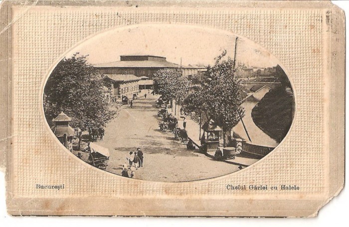 CPI (B4751) BUCURESTI. CHEIUL GARLEI CU HALELE, SCRISA SI NECIRCULAT, DATATA: 17.8.1912, EDITURA HOROVITZ
