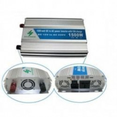 Invertor auto 200W ,12V cu intrare USB foto