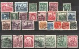 CEHOSLOVACIA - 1935-1937 - Lot 29 buc., stampilate