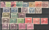 CEHOSLOVACIA - 1918-1919 - Lot 26 buc., stampilate