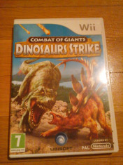 JOC WII COMBAT OF GIANTS DINOSAURS STRIKE ORIGINAL PAL / STOC REAL / by DARK WADDER foto