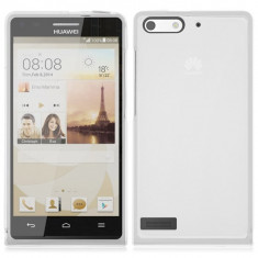 Husa silicon transparent soft Huawei Ascend G6 + folie protectie ecran foto