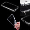 Husa silicon transparent Samsung Galaxy Note 4 + folie sticla ecran Tempered Glass, Alb