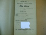 Mihai si calaul banca populara Stanesti Gorj Gorjiu statute Targu Jiu 1904, Alta editura