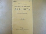 Biruinta societate de credit Boghicea Roman statute Roman 1904 tip Leon Friedman