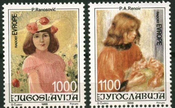 Yougoslavie 1988 - cat.nr.2183-4 neuzat,perfecta stare
