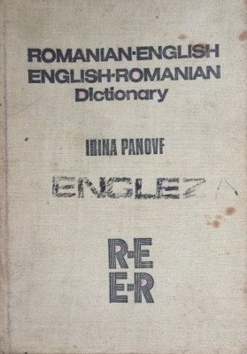 ROMANIAN-ENGLISH ENGLISH-ROMANIAN DICTIONARY - Irina Panovf foto