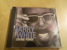 CD BARRY WHITE STAYING POWER foto