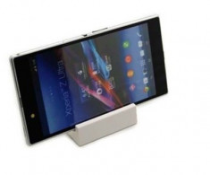 Dock magnetic alb pentru incarcare Sony Xperia Z1 Z2 Z3 foto