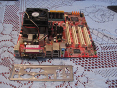 KIT PLACA BAZA MSI MS-7145 SK 754 + PROCESOR AMD SEMPRON 64 3000+ RAM 512MB DDR1 + VIDEO ON BOARD foto