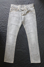 Blugi Armani Jeans, Made in Italy; marime 28: 84 cm talie, 104.5 cm lungime foto