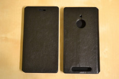 Husa Nokia Lumia 830 Flip Case Slim Black foto