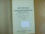Propasirea agricola banca Targu Radauti Baseu Prutu de Jos Dorohoi statute 1904