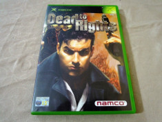 Joc Dead to Rights, XBOX clasic, 19.99 lei(gamestore)! Alte sute de jocuri! foto