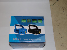 Mini proiector cu laser si microfon, Disco Stage Lighting foto