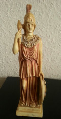 Statuie sculptura din alabastru cu aspect de marmura cu Socrate made in Grecia foto