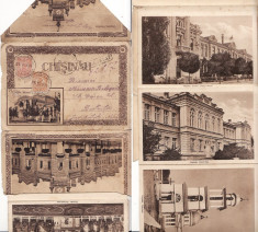 Chisinau (Basarabia) - Carnet cu 10 vederi normale, acordeon, leporello foto