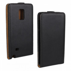 Husa Samsung Galaxy Edge N915 Flip Case Inchidere Magnetica Black foto