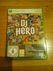 JOC XBOX 360 DJ HERO ORIGINAL PAL + PLATAN GRATIS / STOC REAL in BUCURESTI / by DARK WADDER foto