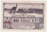 (3) Gold-Notgeld LAUFEN, Bezirk, 4,20 Goldmark gleich 1 Dollar, 26.11.1923 (NOTGELD CU ACOPERIRE IN AUR) - MAI RAR