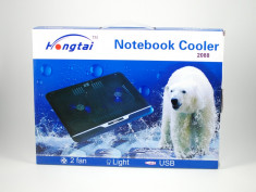 Masa suport laptop, notebook cooler pad - 2 coolere 80mm - Cod: 2088 foto