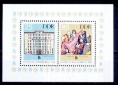 s3 Germania Democrata 1986 - Bloc cat.nr.84 neuzat,perfecta stare