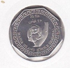 bnk mnd Mafia Island ( Chole Shamba ) 25 fils 2014 unc , fauna