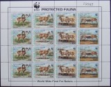 AFGANISTAN 1998 - FAUNA PROTEJATA WWF 4 x 4 VALORI IN M/SH,NEOBLIT. - AFG 027