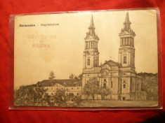 Ilustrata Manastirea Maria Radna judet Arad, inc. sec.XX, autor S.Birnfeld foto