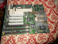 placa baza pentium 1 32 ram proc 200mhz mmx 15 ron foto