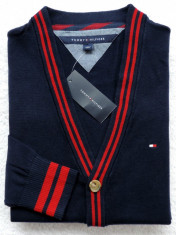 Cardigan / Jerseu original Tommy Hilfiger - barbati XL -100% AUTENTIC foto