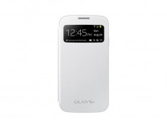 Husa Originala ptr. Samsung Galaxy S4 i9500 View Cover - White CI950B foto