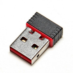 Mini Adaptor Placa de Retea Wireless WIFI network lan adapter pe USB 2.0 150mbps 802.11 n/g/b foto