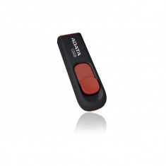 USB Stick ADATA C008 32GB USB 2.0, Capless, Black/Red foto