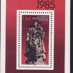 C4282 - Germania Democrata 1985 - Bloc cat.nr.81 neuzat,perfecta stare