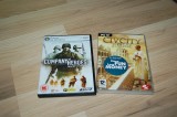 JOCURI PC - COMPANY OF HEROES - ORIGINAL ! 2 DISC + CIVCITY ROME, Strategie, 18+