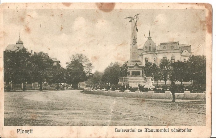 CPI (B4781) PLOIESTI. BULEVARDUL CU MONUMENTUL VANATORILOR, CIRCULATA, 1.NOV.19, STAMPILE, TIMBRU