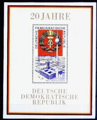 Germania Democrata 1969 - Bloc cat.nr.24 neuzat,perfecta stare foto