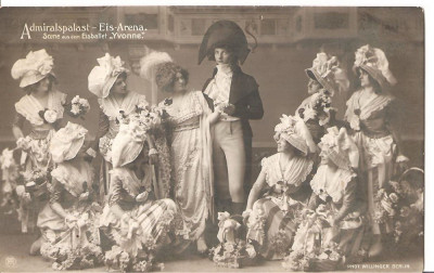 CPI (B4785) ADMIRALSPALAST, BERLIN, CIRCULATA, 12.IUL.1912, STAMPILE, TIMBRU, COSTUME DE EPOCA foto