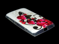 HUSA NOKIA LUMIA 520 SILICON MODEL 05 ROSES - CURIER GRATUIT foto